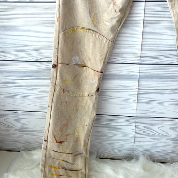 Bone Paint Skinny Jeans - Picture 3 of 8